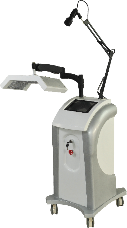 650nm 410nm Wrinkle acne removal laser equipment for hospita